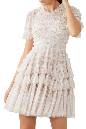 Vintage Ditsy Valentine Mini Dress